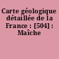 Carte géologique détaillée de la France : [504] : Maîche