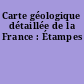 Carte géologique détaillée de la France : Étampes