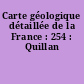 Carte géologique détaillée de la France : 254 : Quillan