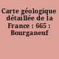 Carte géologique détaillée de la France : 665 : Bourganeuf
