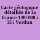 Carte géologique détaillée de la France 1/80 000 : 35 : Verdun