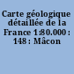 Carte géologique détaillée de la France 1:80.000 : 148 : Mâcon