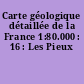 Carte géologique détaillée de la France 1:80.000 : 16 : Les Pieux