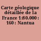 Carte géologique détaillée de la France 1:80.000 : 160 : Nantua