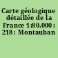 Carte géologique détaillée de la France 1:80.000 : 218 : Montauban