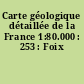 Carte géologique détaillée de la France 1:80.000 : 253 : Foix