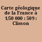 Carte géologique de la France à 1/50 000 : 509 : Clisson