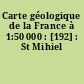 Carte géologique de la France à 1:50 000 : [192] : St Mihiel