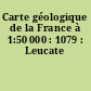 Carte géologique de la France à 1:50 000 : 1079 : Leucate