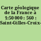 Carte géologique de la France à 1:50 000 : 560 : Saint-Gilles-Croix-de-Vie