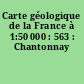 Carte géologique de la France à 1:50 000 : 563 : Chantonnay