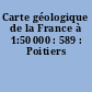 Carte géologique de la France à 1:50 000 : 589 : Poitiers