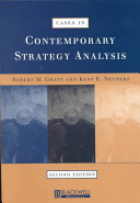 Cases in contemporary strategy analysis