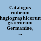 Catalogus codicum hagiographicorum graecorum Germaniae, Belgii, Angliae