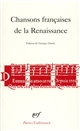 Chansons françaises de la Renaissance