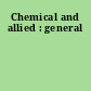 Chemical and allied : general