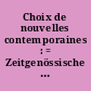Choix de nouvelles contemporaines : = Zeitgenössische französische Erzählungen