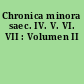 Chronica minora saec. IV. V. VI. VII : Volumen II