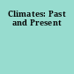 Climates: Past and Present