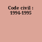 Code civil : 1994-1995