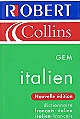 Collins Gem italiano-francese, français-italien