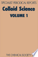 Colloid Science : Volume 1