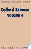 Colloid Science : Volume 4