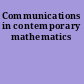 Communications in contemporary mathematics