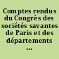 Comptes rendus du Congrès des sociétés savantes de Paris et des départements : Montpellier, 1961, section des sciences, sous-section de géologie