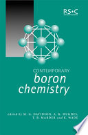Contemporary Boron Chemistry