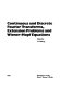 Continuous and discrete Fourier transforms, extension problems, and Wiener-Hopf equations
