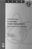Contracting in the new public management : from economics to law and citizenship