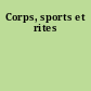 Corps, sports et rites