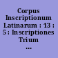 Corpus Inscriptionum Latinarum : 13 : 5 : Inscriptiones Trium Galliarum et Germaniarum Latinae
