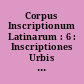 Corpus Inscriptionum Latinarum : 6 : Inscriptiones Urbis Romae Latinae : 6 : 1
