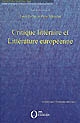 Critique littéraire et littérature européenne