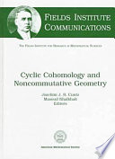 Cyclic cohomology and noncommutative geometry