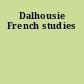 Dalhousie French studies
