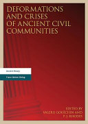 Deformations and crises of ancient civil communities