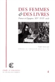 Des femmes et des livres : France et Espagnes, XIVe-XVIIe siècle