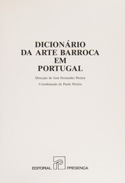 Dicionário da arte barroca em Portugal