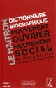 Dictionnaire biographique, mouvement ouvrier, mouvement social : de la seconde Guerre mondiale à Mai 1968 : Tome 8 : Lem-Mel