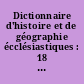 Dictionnaire d'histoire et de géographie écclésiastiques : 18 : France-Frères