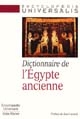 Dictionnaire de l'Égypte ancienne