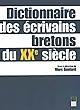 Dictionnaire des écrivains bretons du XXe siècle