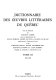 Dictionnaire des oeuvres littéraires du Québec : 3 : 1940-1959