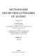 Dictionnaire des oeuvres littéraires du Québec : 4 : 1960-1969
