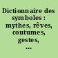 Dictionnaire des symboles : mythes, rêves, coutumes, gestes, formes, figures, couleurs, nombres : 4 : Pie à Z