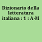 Dizionario della letteratura italiana : 1 : A-M