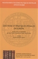 Doctrine et pratiques pénales en Europe : Journées Internationales de la Société d'Histoire du Droit : Montpellier 26-29 mai 2011